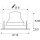 SLV 1005359 Numinos Move S Deckeneinbauleuchte Schwarz/Weiß 4000K 40° 6,35cm