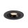 SLV 1005870 Numinos Gimble S Deckeneinbauleuchte Schwarz 2700K 40° 7cm