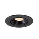SLV 1005873 Numinos Gimble S Deckeneinbauleuchte Schwarz 2700K 55° 7cm