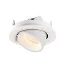 SLV 1005877 Numinos Gimble S Deckeneinbauleuchte Weiß 2700K 20° 7cm