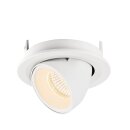 SLV 1005877 Numinos Gimble S Deckeneinbauleuchte Weiß 2700K 20° 7cm