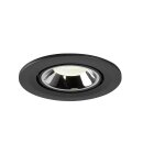 SLV 1005905 Numinos Gimble S Deckeneinbauleuchte Schwarz/Chrom 4000K 20° 7cm