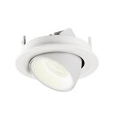 SLV 1005913 Numinos Gimble S Deckeneinbauleuchte Weiß 4000K 20° 7cm