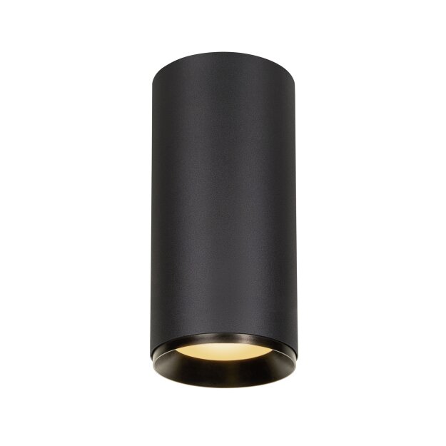 SLV 1005760 Numinos Dali XL Deckenaufbauleuchte Schwarz 36W 2700K 36° 25,8cm