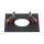 SLV 1006137 Numinos XS Einbaurahmen eckig 160/70mm Schwarz 16cm