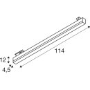SLV 1005399 Sight Track Dali 3 Phasen Spot Weiß CCT 114cm