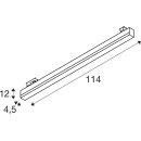 SLV 1005400 Sight Track 3 Phasen Spot Schwarz CCT 114cm