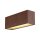 SLV 1005157 Sitra L Wandleuchte up/down LED Outdoor Wandaufbauleuchte Rost farbend CCT Switch 3000/4000K 30cm