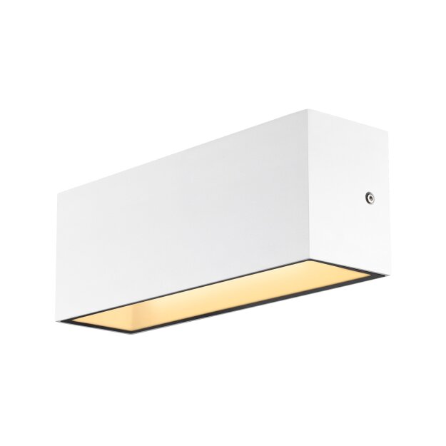 SLV 1005156 Sitra L Wandleuchte up/down LED Outdoor Wandaufbauleuchte Weiß CCT Switch 3000/4000K 30cm