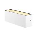 SLV 1005156 Sitra L Wandleuchte up/down LED Outdoor Wandaufbauleuchte Weiß CCT Switch 3000/4000K 30cm