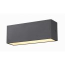 SLV 1005155 Sitra L Wandleuchte up/down LED Outdoor Wandaufbauleuchte Anthrazit CCT Switch 3000/4000K 30cm