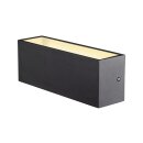 SLV 1005155 Sitra L Wandleuchte up/down LED Outdoor Wandaufbauleuchte Anthrazit CCT Switch 3000/4000K 30cm