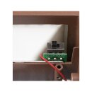 SLV 1005154 Sitra M Wandleuchte up/down LED Outdoor Wandaufbauleuchte Rost farbend CCT Switch 3000/4000K 20cm