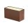 SLV 1005154 Sitra M Wandleuchte up/down LED Outdoor Wandaufbauleuchte Rost farbend CCT Switch 3000/4000K 20cm