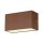 SLV 1005154 Sitra M Wandleuchte up/down LED Outdoor Wandaufbauleuchte Rost farbend CCT Switch 3000/4000K 20cm