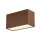 SLV 1005154 Sitra M Wandleuchte up/down LED Outdoor Wandaufbauleuchte Rost farbend CCT Switch 3000/4000K 20cm