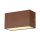 SLV 1005154 Sitra M Wandleuchte up/down LED Outdoor Wandaufbauleuchte Rost farbend CCT Switch 3000/4000K 20cm
