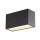 SLV 1005151 Sitra M Wandleuchte up/down LED Outdoor Wandaufbauleuchte Anthrazit CCT Switch 3000/4000K 20cm