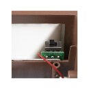 SLV 1005150 Sitra S Wandleuchte Single LED Outdoor Wandaufbauleuchte Rost farbend CCT Switch 3000/4000K 11,8cm