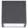 SLV 1005148 Sitra S Wandleuchte Single LED Outdoor Wandaufbauleuchte Anthrazit CCT Switch 3000/4000K 11,8cm