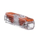 Wago 221-2411 Durchgangsverbinder mit Hebel orange
