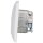Busch-Jaeger UAE Dosen Set: 1721-914 1-fach Rahmen + 0218/12-101 UAE Dose + 1803-02-914  UAE Abdeckung Alpinweiß Balance SI