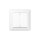 Set Funkwandsender EnOcean ENOA595WW und 1-fach Rahmen Serie AS