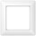Set Funkwandsender EnOcean ENOA595WW und 1-fach Rahmen Serie AS