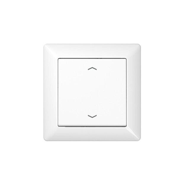 Set Funkwandsender EnOcean ENOA590PWW und 1-fach Rahmen Serie AS