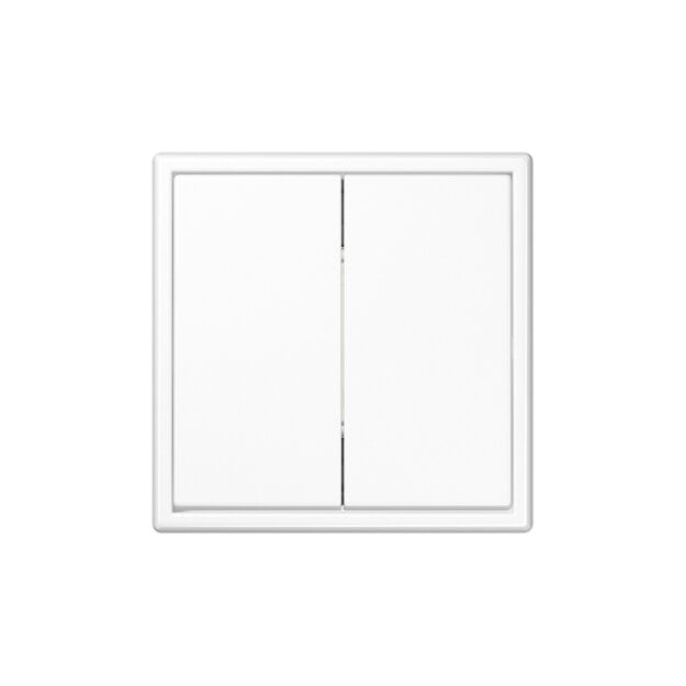 Set Funkwandsender EnOcean ENOLS995WW und 1-fach Rahmen Serie LS