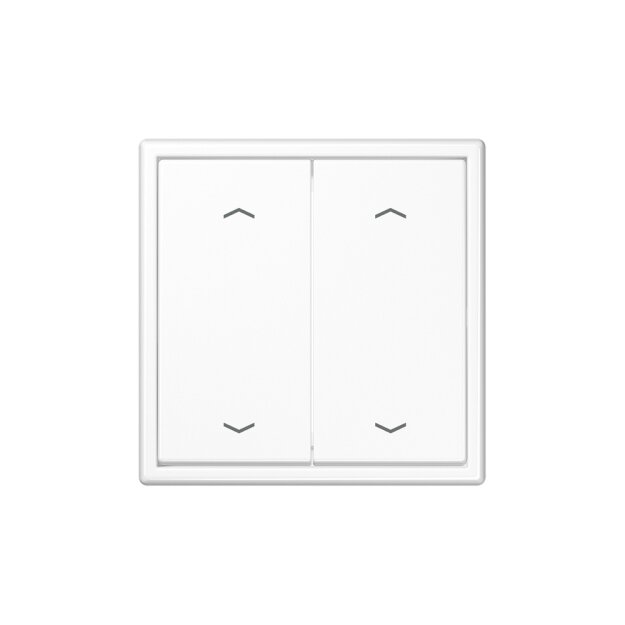 Set Funkwandsender EnOcean ENOLS995MPWW und 1-fach Rahmen Serie LS