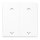 Set Funkwandsender EnOcean ENOLS995MPWW und 1-fach Rahmen Serie LS
