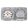 Busch-Jaeger Steckdosen & SAT Set: Antennensteckdose EDA 302 F + 2512-214  2-fach Rahmen + 1743-03-214 Abdeckung + 20 EUC-214 Steckdose Alpinweiß Reflex SI