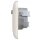 Busch-Jaeger Busch-Duro 2000 SI Set: Antennensteckdose EDA 302 F + 1743-03-212 Abdeckung + 2511-212 1-fach Rahmen Cremeweiß