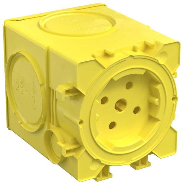 Kaiser 1264-06 Betonbau, B2 Geräte-Verbindungsdose für System-Haftmagnet, Tiefe 83,5 mm 1 teilig, Einbauöffnung Ø 60 mm