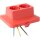 Kaiser AT2218 Steckbar Frontteil AK2, 2x Schuko, rot, in:3pol H07V-U 125x100x50 mm