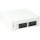 Kaiser AT2530 Steckbar Gehäuse PD, Wieland GST18, in:3pol H07V-U, out:2x 3pol sw 120x120x40 mm, lichtgrau