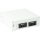 Kaiser AT3215 Steckbar Gehäuse PD, WAGO WINSTA, in:2x3pol H07V-U, out:je 2x 3pol sw/sw 120x120x40 mm, lichtgrau