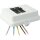 Kaiser AT6197 Steckbar Frontteil AK2, Wieland GST18, in:5pol H07V-U, out:2x5pol sw L1+L2+L3 125x100x42 mm, lichtgrau