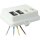 Kaiser AT7707 Steckbar Frontteil AK2, WAGO WINSTA MIDI in:4pol H07V-U, out:je 2x3pol swL1/ wsL2 125x100x42 mm, lichtgrau