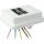 Kaiser AT7710 Steckbar Frontteil AK2, WAGO WINSTA MIDI in:5pol H07V-U, out:2x5pol sw L1+L2+L3 125x100x42 mm, lichtgrau