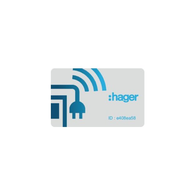 Hager XEVA420 Ladestation Zubehör Set 20 RFID Karten für witty flow