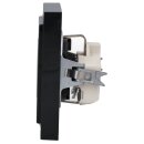 Busch-Jaeger Future Linear Set: SCHUKO Steckdose 20 EUC-81 + 1-fach Rahmen 1721-181K Anthrazit