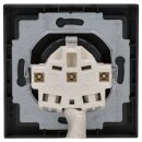 Busch-Jaeger Future Linear Set: SCHUKO Steckdose 20 EUC-81 + 1-fach Rahmen 1721-181K Anthrazit