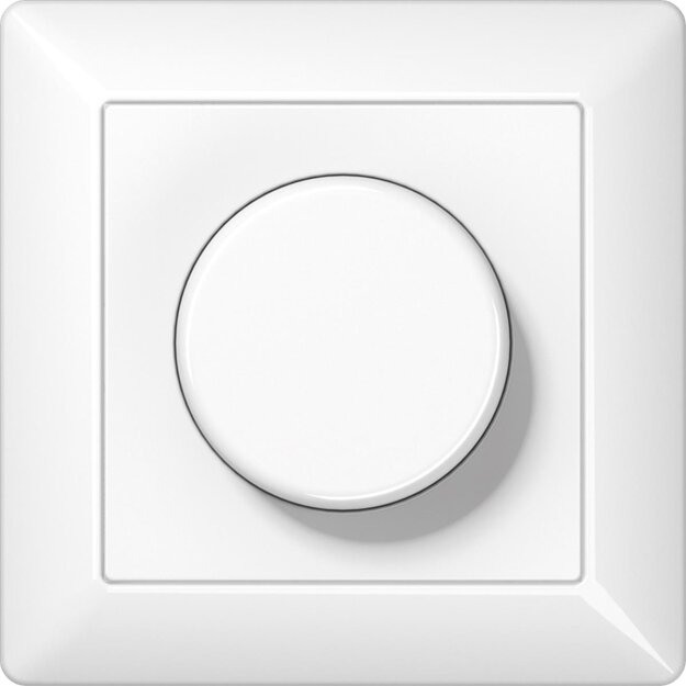 B-WARE Jung AS5544.03VWW Drehdimmer LED mit Dreh-Ausschalter (Duroplast) Alpinweiß Serie AS