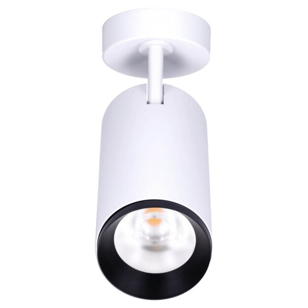 B-WARE SLV 1004584 NUMINOS® SPOT DALI L Indoor LED Deckenaufbauleuchte Weiß/Schwarz 2700K 60°
