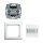 Busch-Jaeger 62762 UJ-914-WL Busch Wächter180 flex Wireless Komplettset Komfort-Sensor Selectlinse Relais-Einsatz balance SI-Abdeckrahmen 1-fach Alpinweiß 2CKA006200A0194