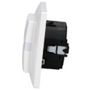 Busch-Jaeger 64765 UJ-914 Komplettset Komfortschalter flex Relais-Einsatz balance-SI-Abdeckrahmen 1-fach Alpinweiß 2CKA006800A2912