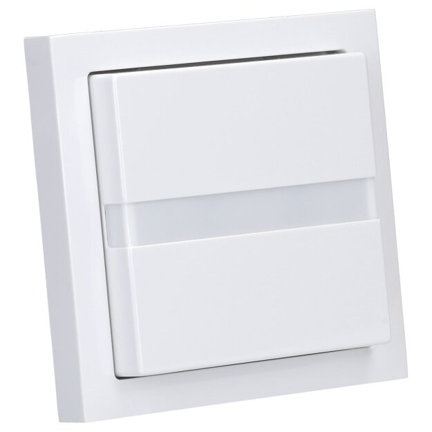 Busch-Jaeger 64765 UJ-84 Komplettset Komfortschalter flex Relais-Einsatz future linear Abdeckrahmen 1-fach Studioweiß 2CKA006800A2913