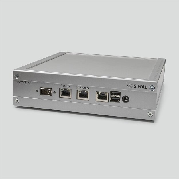 Siedle AGW 671-0 Access Gateway 210010633-00 Silber-Metallic